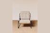 Miniature Fauteuil en cuir marron et beige Lord 3