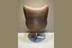 Miniature Fauteuil en cuir marron Tenzing 6