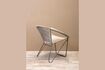 Miniature Fauteuil en peau de vache gris Arceau 4