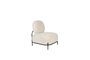 Miniature Fauteuil en polyester beige Polly Détouré