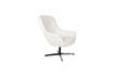 Miniature Fauteuil en polyester blanc Yuki 1