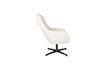 Miniature Fauteuil en polyester blanc Yuki 5