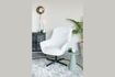 Miniature Fauteuil en polyester blanc Yuki 2