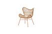 Miniature Fauteuil en rotin beige Tangerine 7