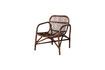 Miniature Fauteuil en rotin marron Alamo 6