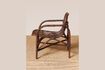 Miniature Fauteuil en rotin marron Alamo 4