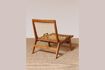 Miniature Fauteuil en teck beige Glasgow 2