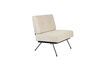 Miniature Fauteuil en tissu beige Bowie 5