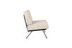 Miniature Fauteuil en tissu beige Bowie 7