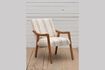 Miniature Fauteuil en tissu beige Darline 1