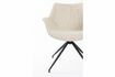 Miniature Fauteuil en tissu beige Doulton 9