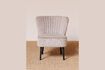 Miniature Fauteuil en tissu beige Fantaisie 3