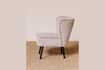 Miniature Fauteuil en tissu beige Fantaisie 5