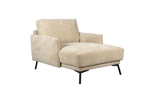 Fauteuil en tissu beige Harper Détouré