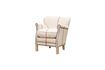 Miniature Fauteuil en tissu beige Turner 8