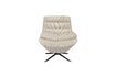 Miniature Fauteuil en tissu beige Vince 3