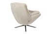 Miniature Fauteuil en tissu beige Vince 5