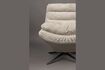 Miniature Fauteuil en tissu beige Vince 7