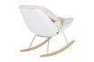 Miniature Fauteuil en tissu blanc Rocky 6