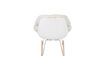 Miniature Fauteuil en tissu blanc Rocky 7