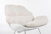 Miniature Fauteuil en tissu blanc Rocky 8