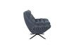 Miniature Fauteuil en tissu bleu Vince 3