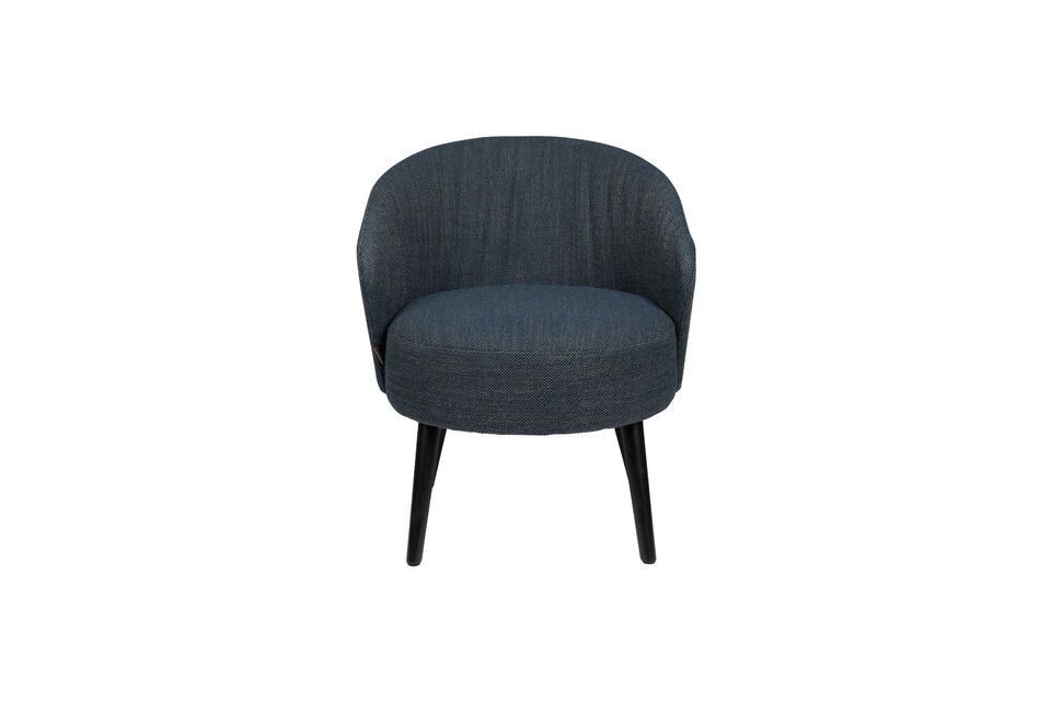 Fauteuil en tissu bleu Waldo DutchBone