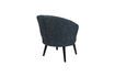 Miniature Fauteuil en tissu bleu Waldo 10