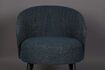 Miniature Fauteuil en tissu bleu Waldo 7