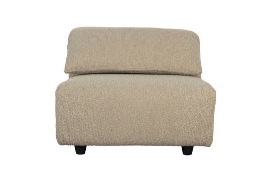 Fauteuil en tissu brun Wings Détouré