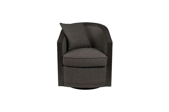 Fauteuil en tissu gris Amaron Détouré