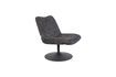 Miniature Fauteuil en tissu gris Bubba 1