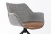 Miniature Fauteuil en tissu gris Doulton 11