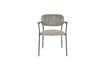 Miniature Fauteuil en tissu gris Jolien 3