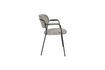 Miniature Fauteuil en tissu gris Jolien 4