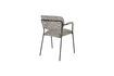 Miniature Fauteuil en tissu gris Jolien 5