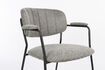 Miniature Fauteuil en tissu gris Jolien 7