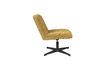 Miniature Fauteuil en tissu jaune Belmond 6