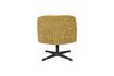 Miniature Fauteuil en tissu jaune Belmond 8