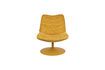 Miniature Fauteuil en tissu jaune Bubba 6