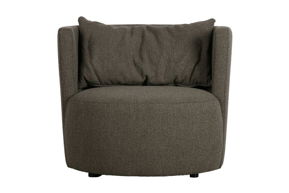 Fauteuil en tissu marron Explore Vtwonen