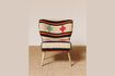 Miniature Fauteuil en tissu multicolore Cruz 2