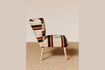 Miniature Fauteuil en tissu multicolore Cruz 4