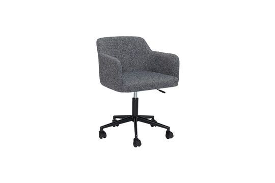 Fauteuil en tissu noir Rest Détouré