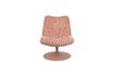 Miniature Fauteuil en tissu rose Bubba 5