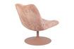 Miniature Fauteuil en tissu rose Bubba 7