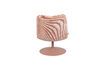 Miniature Fauteuil en tissu rose Bubba 8