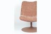 Miniature Fauteuil en tissu rose Bubba 9