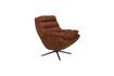 Miniature Fauteuil en tissu rouge Vince 1