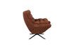 Miniature Fauteuil en tissu rouge Vince 3